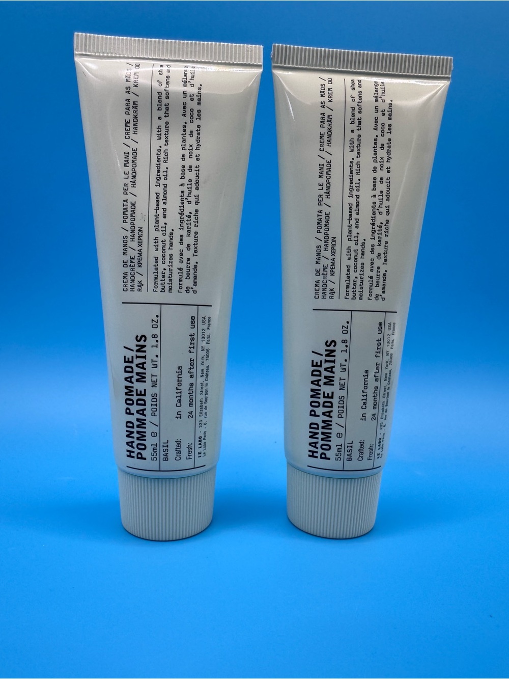 LE LABO Basil Hand Pomade 55ml each